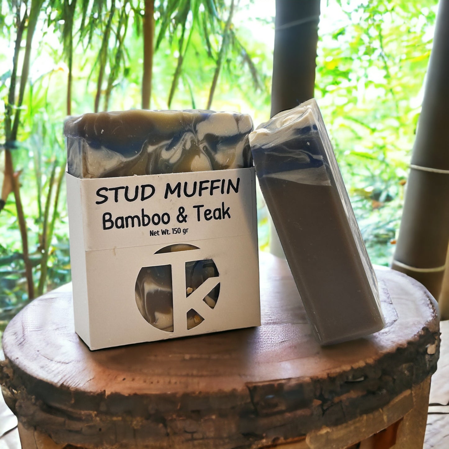 Stud Muffin - Bamboo & Teak Soap Bar