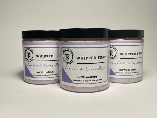 Lavender and Spring Apricot - Whipped Soap